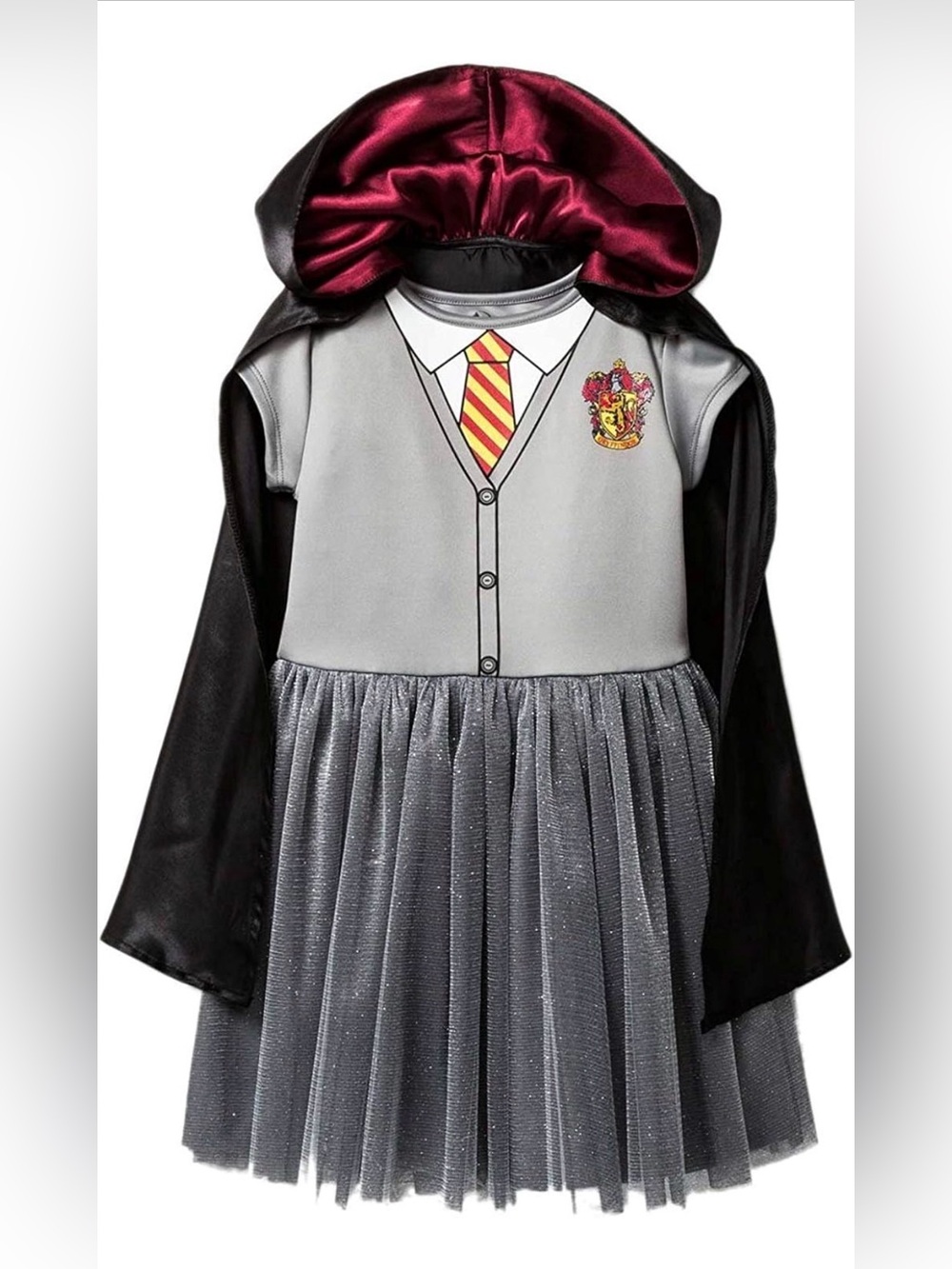 Harry Potter Hermione Hogwarts Hooded Cloak Gryffindor